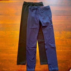 2 pairs J Crew Crewcuts girls leggings size 10